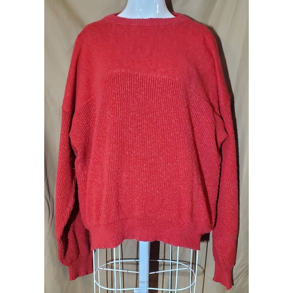 Vintage Champion Sweater Mens XXXL Shaker Knit Preppy Made In‎ USA